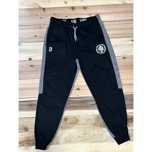 NBA Jogger Sweatpants Mens Medium Black Athletic Track Pants